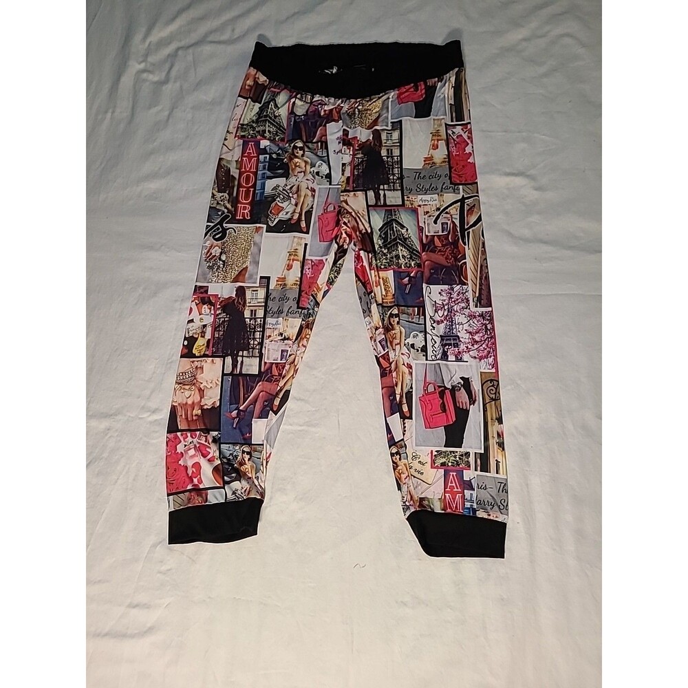 Blush Street Couture Women Pants Casual Vintage XXl Joggers Fashion Pullon